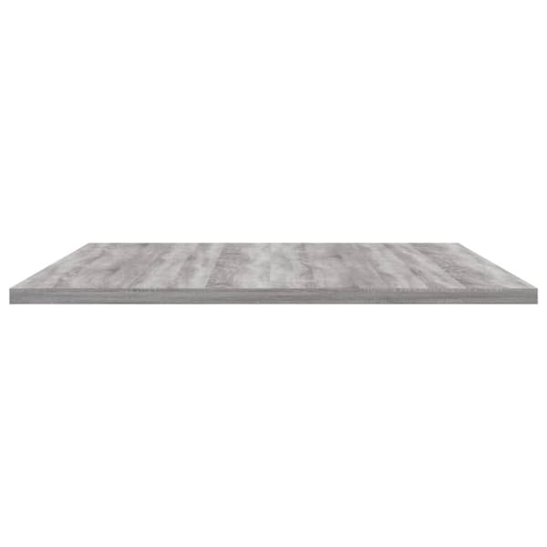 vidaXL Vägghyllor 4 st grå sonoma 80x50x1,5 cm konstruerat trä