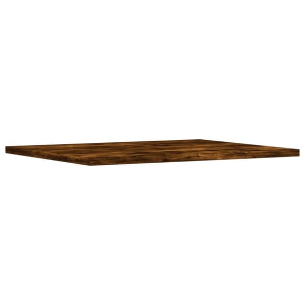vidaXL væghylder 4 stk. 40x50x1,5 cm konstrueret træ røget egetræ