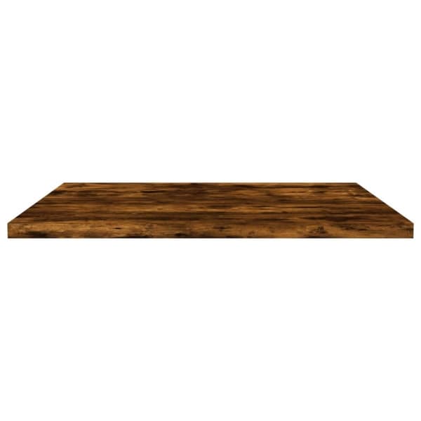 vidaXL væghylder 4 stk. 40x50x1,5 cm konstrueret træ røget egetræ