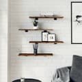 Pikkukuva 2 / 9: vidaXL Seinähyllyt 4 kpl savutammi 60x20x1,5 cm tekninen puu