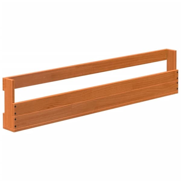vidaXL skohylder til væg 2 stk. 110x8,5x23,5 cm massivt fyrretræ