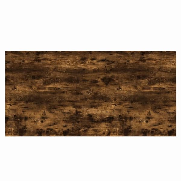 vidaXL væghylder 4 stk. 80x30x1,5 cm konstrueret træ røget egetræ