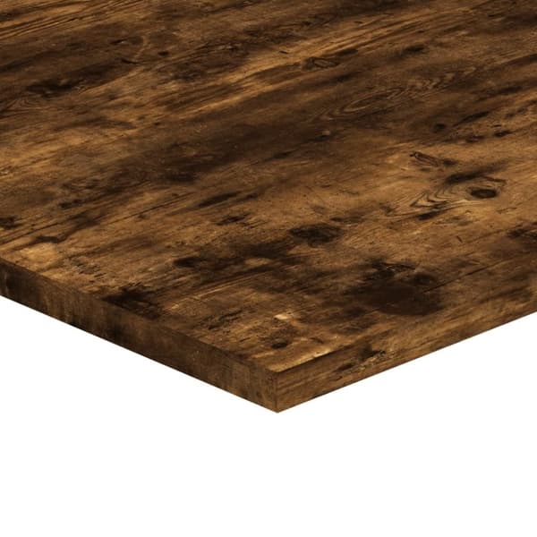 vidaXL væghylder 4 stk. 80x30x1,5 cm konstrueret træ røget egetræ