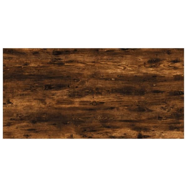 vidaXL væghylder 4 stk. 60x30x1,5 cm konstrueret træ røget egetræ
