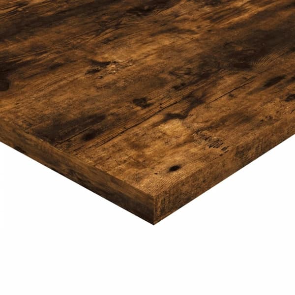 vidaXL væghylder 4 stk. 60x30x1,5 cm konstrueret træ røget egetræ