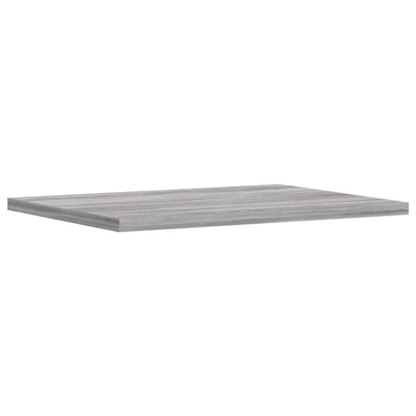 vidaXL væghylder 4 stk. 40x30x1,5 cm konstrueret træ grå sonoma-eg