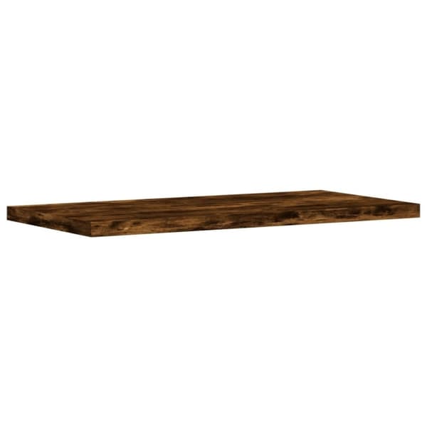 vidaXL Vägghyllor 4 st rökfärgad ek 40x20x1,5 cm konstruerat trä