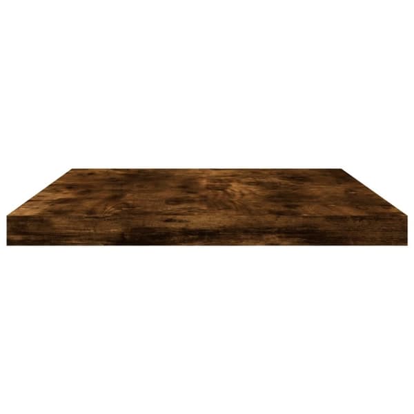 vidaXL Vägghyllor 4 st rökfärgad ek 40x20x1,5 cm konstruerat trä