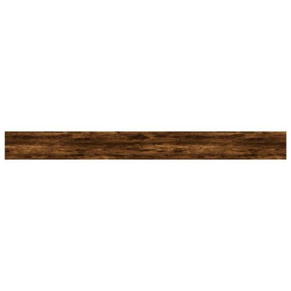 vidaXL Vegghyller 4 stk røkt eik 100x10x1,5 cm konstruert tre