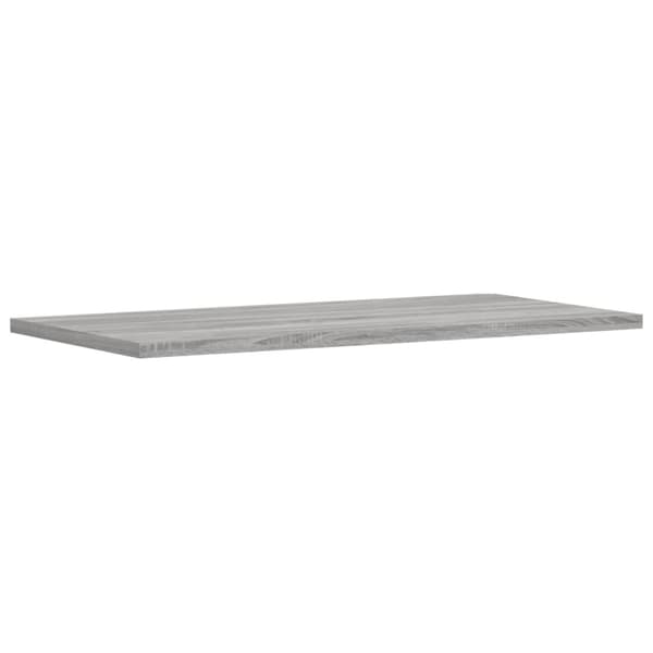 vidaXL væghylder 4 stk. 60x30x1,5 cm konstrueret træ grå sonoma-eg