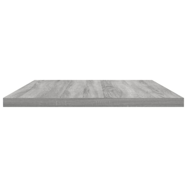 vidaXL væghylder 4 stk. 60x30x1,5 cm konstrueret træ grå sonoma-eg