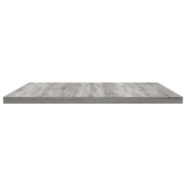 vidaXL væghylder 4 stk. 60x40x1,5 cm konstrueret træ grå sonoma-eg