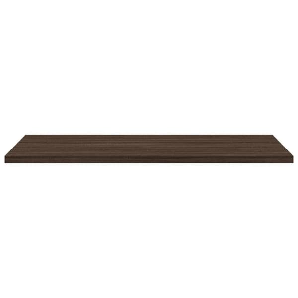 vidaXL væghylder 4 stk. 60x40x1,5 cm konstrueret træ brunt egetræ