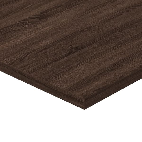 vidaXL væghylder 4 stk. 60x40x1,5 cm konstrueret træ brunt egetræ