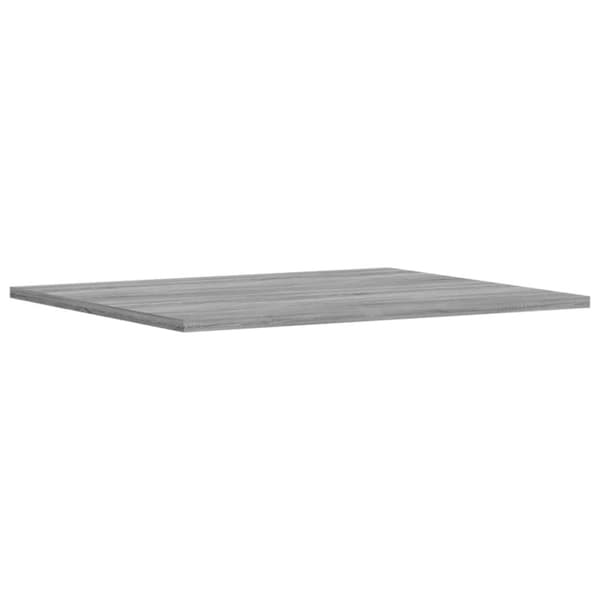 vidaXL Vägghyllor 4 st grå sonoma 60x50x1,5 cm konstruerat trä