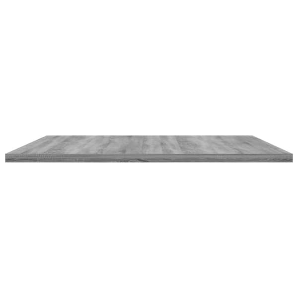 vidaXL Vägghyllor 4 st grå sonoma 60x50x1,5 cm konstruerat trä