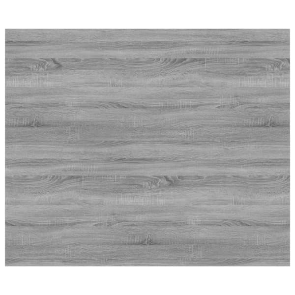 vidaXL Vägghyllor 4 st grå sonoma 60x50x1,5 cm konstruerat trä