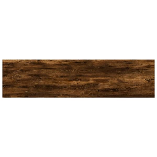 vidaXL væghylder 4 stk. 40x10x1,5 cm konstrueret træ røget egetræ