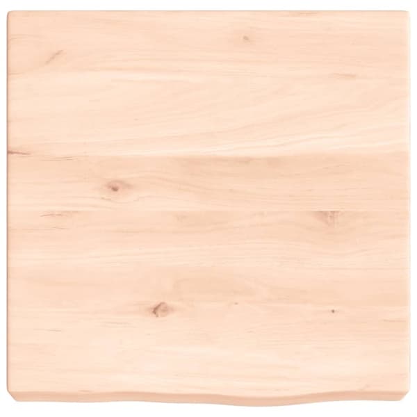 Hyllplan 40x40x(2-6) cm obehandlad massiv ek
