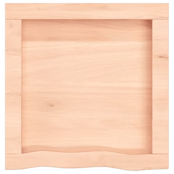 Hyllplan 40x40x(2-6) cm obehandlad massiv ek
