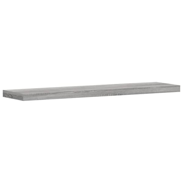 Vägghyllor 4 st grå sonoma 40x10x1,5 cm konstruerat trä