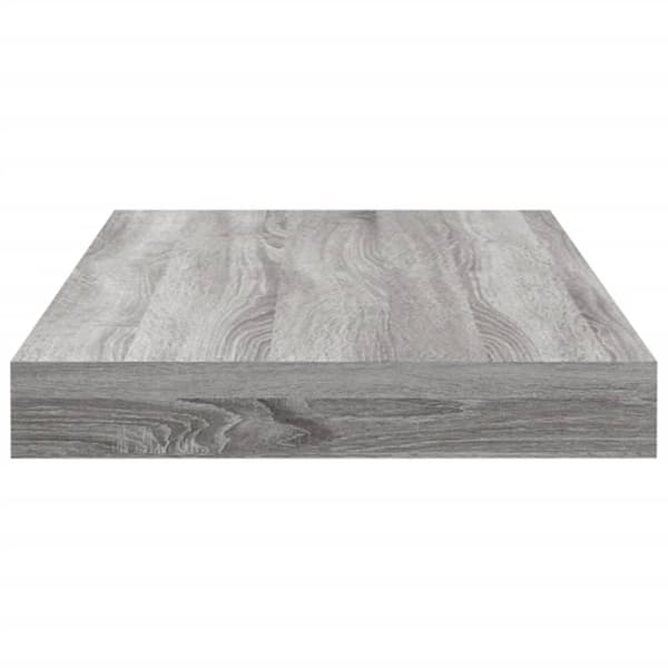 Vägghyllor 4 st grå sonoma 40x10x1,5 cm konstruerat trä