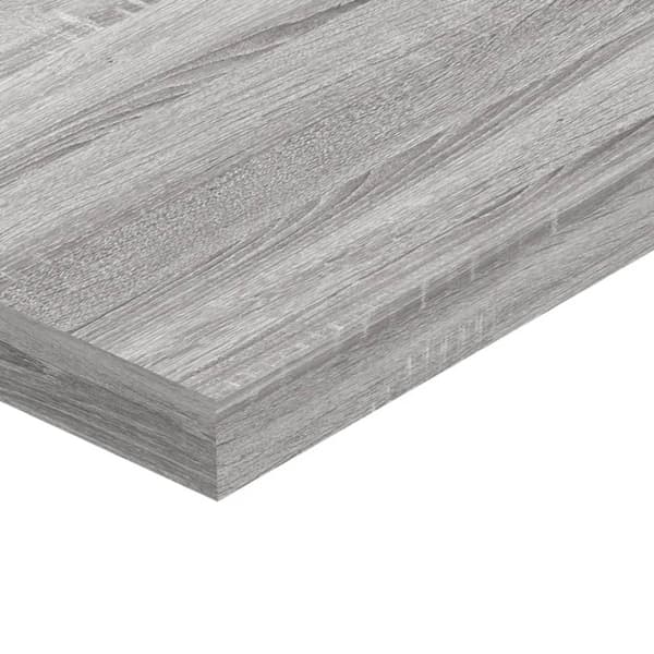 Vägghyllor 4 st grå sonoma 40x10x1,5 cm konstruerat trä