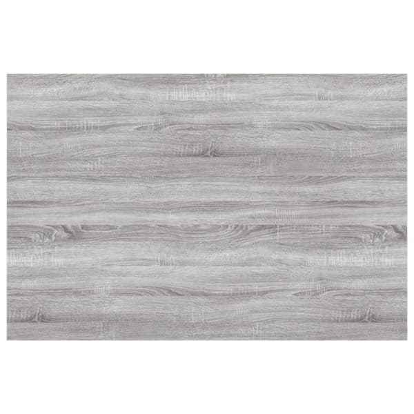Vägghyllor 4 st grå sonoma 60x40x1,5 cm konstruerat trä
