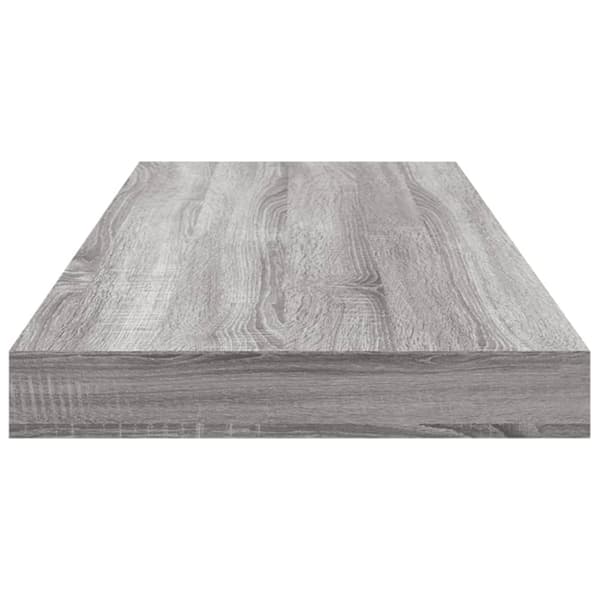 Vägghyllor 4 st grå sonoma 60x10x1,5 cm konstruerat trä