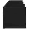 Miniatyrbilde 5 av 10: vidaXL Veggskap svart 75x18x16,5 cm konstruert tre