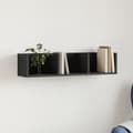 Miniatyrbilde 10 av 10: vidaXL Veggskap svart 75x18x16,5 cm konstruert tre