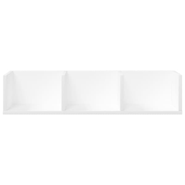 vidaXL Väggskåp vit 75x18x16,5 cm konstruerat trä