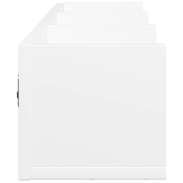 vidaXL Väggskåp vit 75x18x16,5 cm konstruerat trä