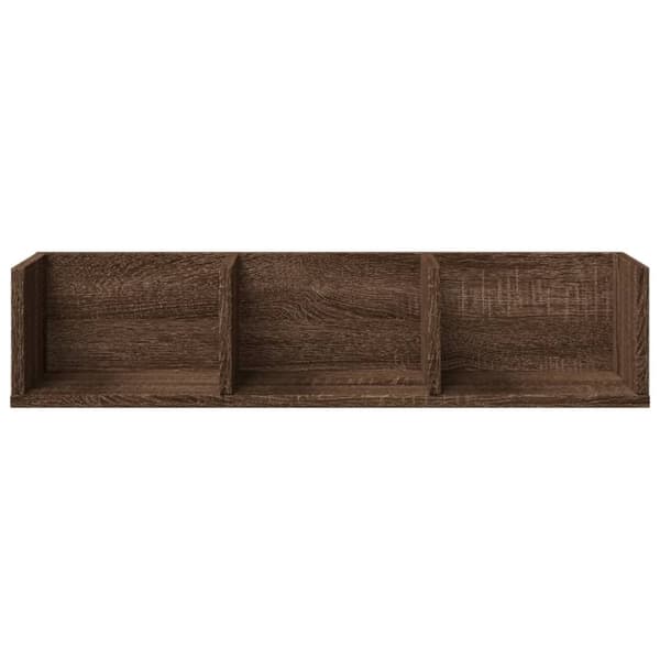 vidaXL Väggskåp brun ek 75x18x16,5 cm konstruerat trä