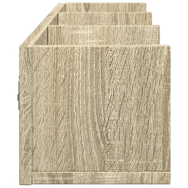 vidaXL vægskabe 2 stk. 75x18x16,5 cm konstrueret træ sonoma-eg