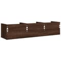 Pikkukuva 6 / 10: vidaXL Seinäkaappi ruskea tammi 75x18x16,5 cm tekninen puu