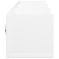 Miniatyrbilde 6 av 11: vidaXL Veggskap 2 stk hvit 75x18x16,5 cm konstruert tre