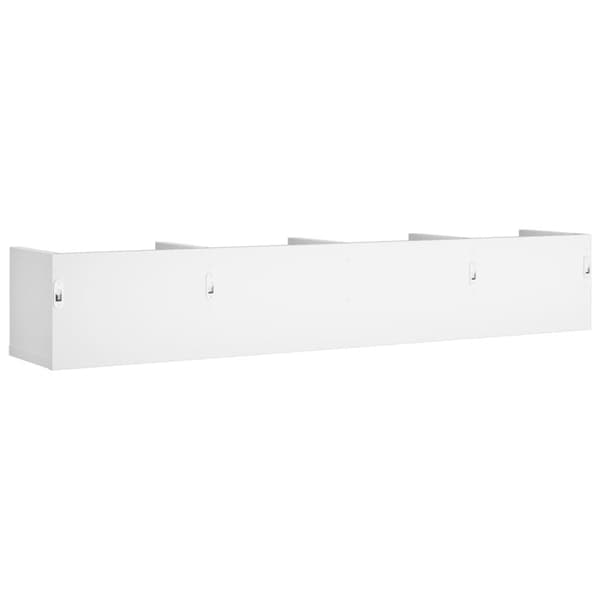 vidaXL vægskabe 2 stk. 99x18x16,5 cm konstrueret træ hvid