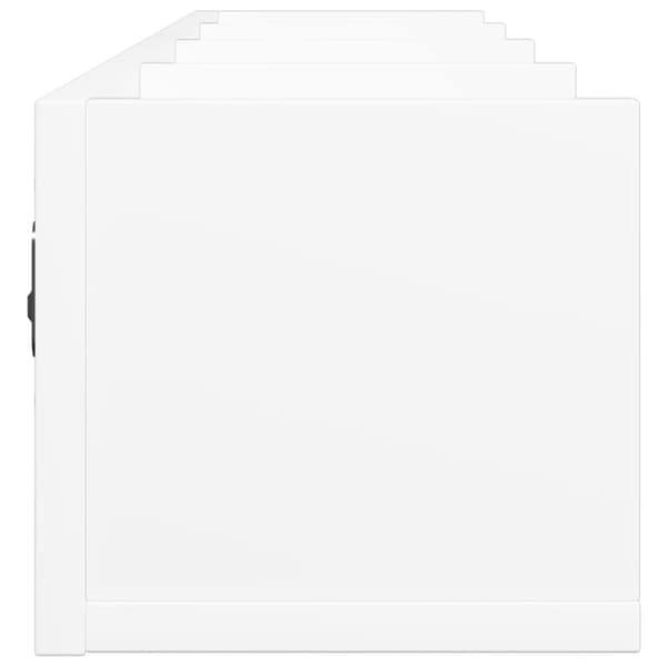 vidaXL Veggskap 2 stk hvit 99x18x16,5 cm konstruert tre