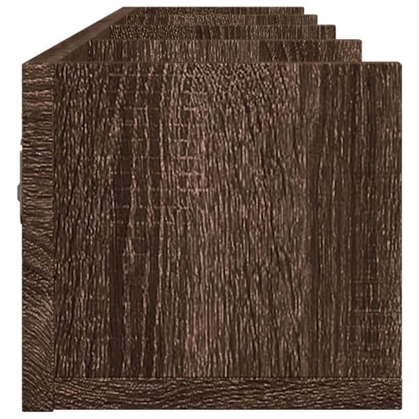 vidaXL Väggskåp brun ek 99x18x16,5 cm konstruerat trä