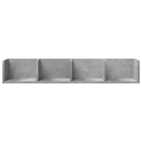 vidaXL Väggskåp betonggrå 99x18x16,5 cm konstruerat trä