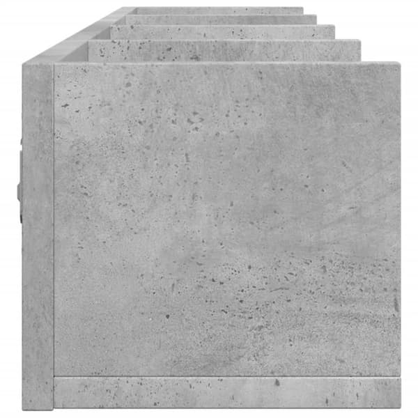 vidaXL Väggskåp betonggrå 99x18x16,5 cm konstruerat trä