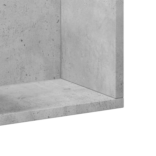 vidaXL Väggskåp betonggrå 99x18x16,5 cm konstruerat trä