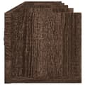 Miniatyrbilde 6 av 11: vidaXL Veggskap 2 stk brun eik 99x18x16,5 cm konstruert tre