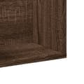 Miniatyrbilde 8 av 11: vidaXL Veggskap 2 stk brun eik 99x18x16,5 cm konstruert tre
