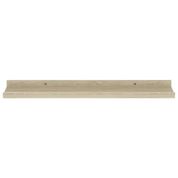 vidaXL væghylder 2 stk. 60x9x3 cm sonoma-eg -  Væghylder & smalle hylder