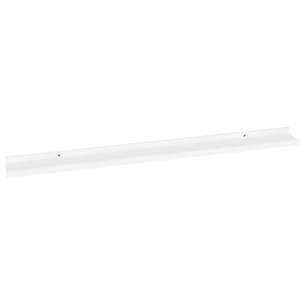 vidaXL Vägghyllor 4 st vit 100x9x3 cm - Vägghyllor & fönsterbrädor