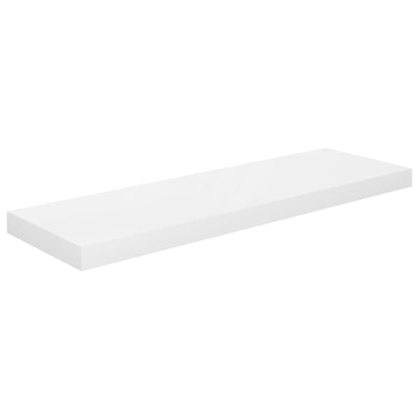 vidaXL Kelluvat seinähyllyt 2kpl korkeakiilto valk. 80x23,5x3,8 cm MDF -  Seinähyllyt
