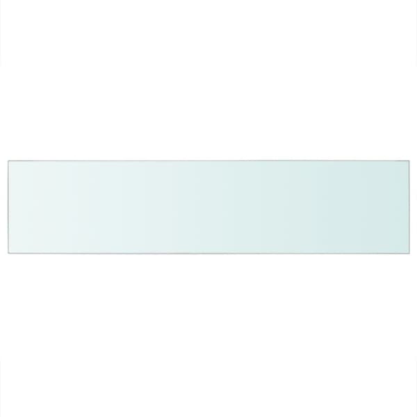 vidaXL Hyllplan glas genomskinlig 110x25 cm -  Vägghyllor & fönsterbrädor