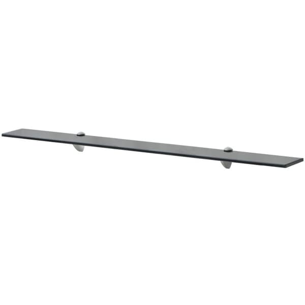 vidaXL Svävande hyllor 2 st glas 100x10 cm 8 mm - Vägghyllor & fönsterbrädor